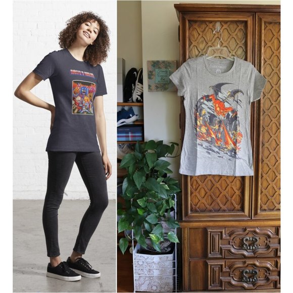 3/$15 Ghosts n Goblins Firebranded Graphic Tee NWT! - Gray, Size XS - Picture 15 of 16